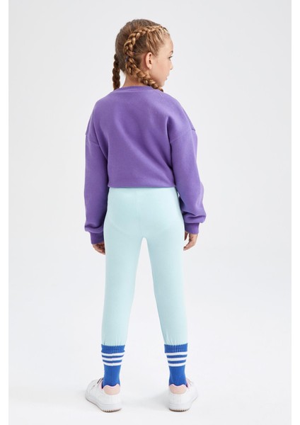 Kız Çocuk Slim Fit Basic Kapri Boy Tayt J0128A622SM fırsatları