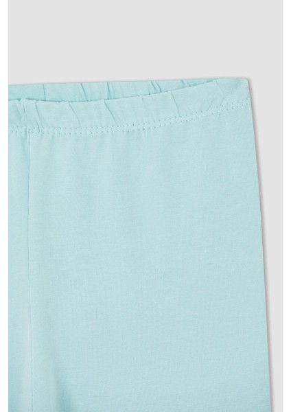 Kız Çocuk Slim Fit Basic Kapri Boy Tayt J0128A622SM