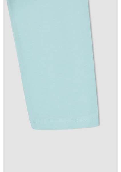 Kız Çocuk Slim Fit Basic Kapri Boy Tayt J0128A622SM