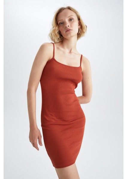 Regular Fit Askılı Yazlık Mini Elbise Z2256AZ22SM
