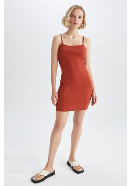 Regular Fit Askılı Yazlık Mini Elbise Z2256AZ22SM