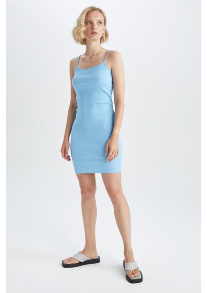 Regular Fit Askılı Yazlık Mini Elbise Z2256AZ22SM