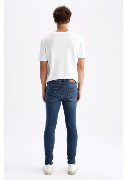 Super Skinny Ekstra Dar Kalıp Normal Bel Ekstra Dar Paça Jean Pantolon Y1454AZ22AU