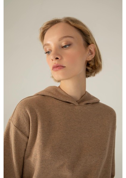 Regular Fit Kapüşonlu Sweatshirt V5687AZ22AU