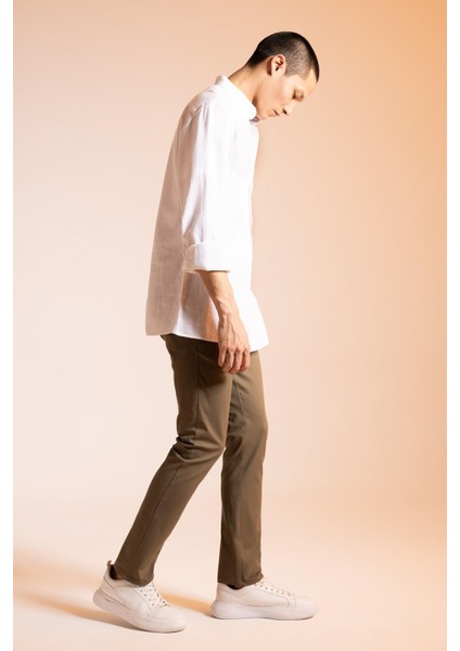 Slim Fit Chino Kanvas Pantolon W3012AZ23SP modelleri