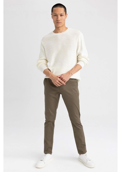 Slim Fit Chino Kanvas Pantolon W3012AZ23SP