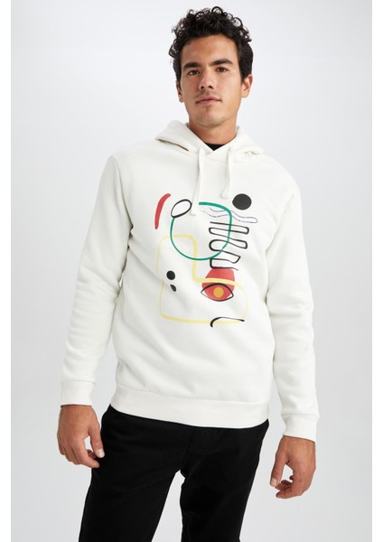 Regular Fit Kapüşonlu Sweatshirt Y8182AZ22WN