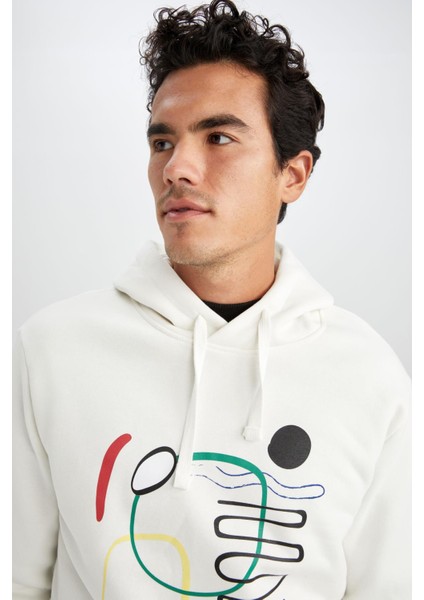 Regular Fit Kapüşonlu Sweatshirt Y8182AZ22WN