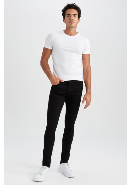 Super Skinny Fit En Dar Kalıp Normal Bel Ekstra Dar Paça Jean Pantolon R8752AZ22AU fiyatları