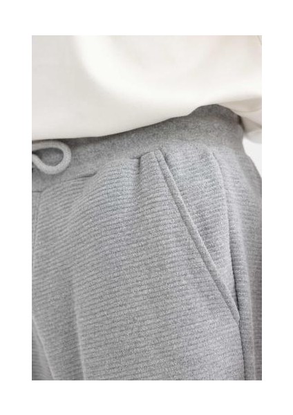 Slim Fit Basic Jogger Eşofman Altı N0140AZ22AU
