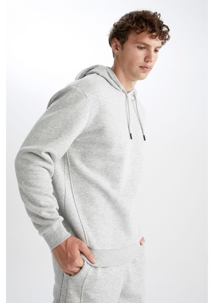 Fit Standart Fit Kapüşonlu Sweatshirt Y2281AZ22AU