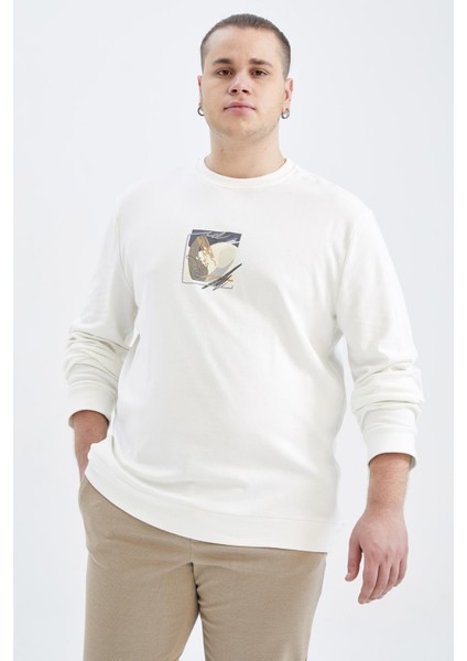 Modern Fit Bisiklet Yaka Sweatshirt Y4432AZ22AU