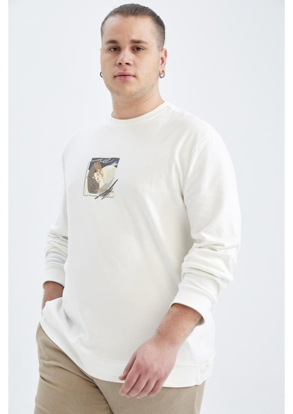 Modern Fit Bisiklet Yaka Sweatshirt Y4432AZ22AU
