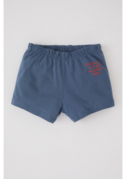 Erkek Bebek Baskılı Kısa Kollu Tişört Şort 2'li Takım Y6485A222SM fiyatları