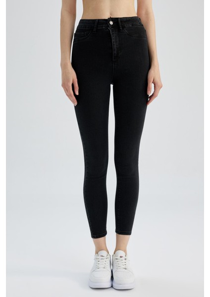 Jeggnig Super Skinny Fit Yüksek Bel Dar Paça Jean Pantolon Y2909AZ23SP