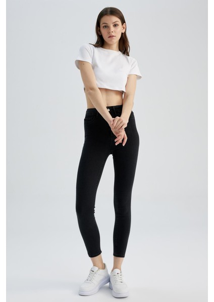 Jeggnig Super Skinny Fit Yüksek Bel Dar Paça Jean Pantolon Y2909AZ23SP
