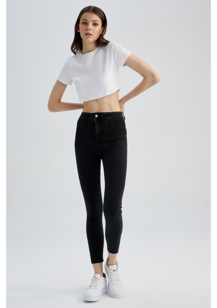 Jeggnig Super Skinny Fit Yüksek Bel Dar Paça Jean Pantolon Y2909AZ23SP