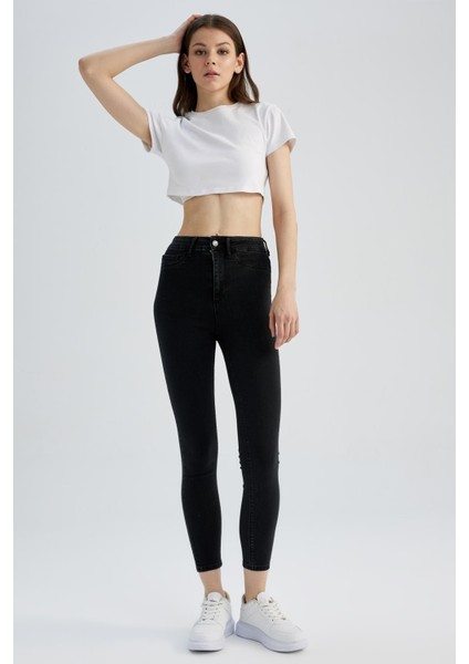 Jeggnig Super Skinny Fit Yüksek Bel Dar Paça Jean Pantolon Y2909AZ23SP