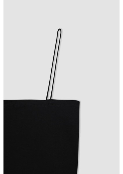 Fall in Love İnce Askılı Crop Pamuklu Siyah İç Atlet Y2249AZ23SP fiyatları