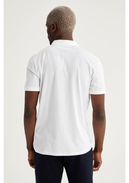 Slim Fit Polo Yaka Desenli Kısa Kollu Tişört N6296AZ21SM fırsatları