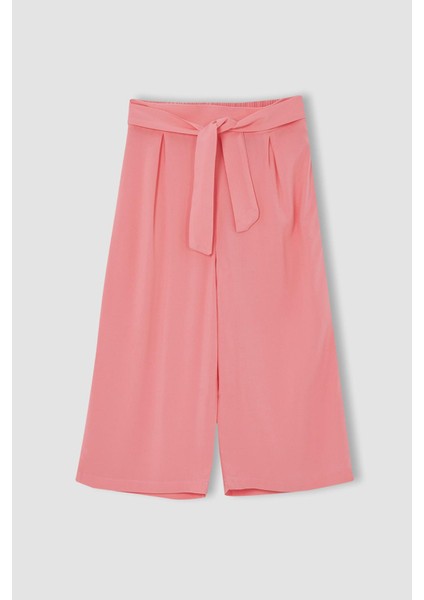 Kız Çocuk Culotte Kapri Boy Pantolon T3877A621SM