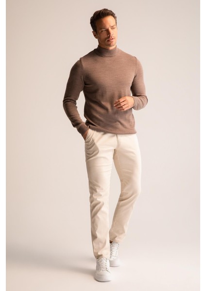 Slim Fit Yarım Balıkçı Yaka Triko Kazak R1127AZ21WN