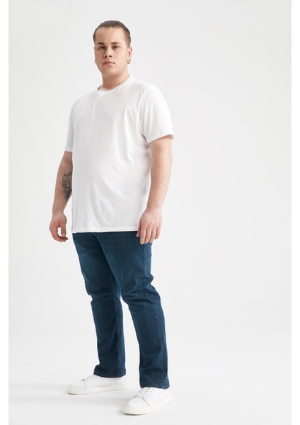 Büyük Beden Sergio Regular Fit Normal Bel Boru Paça Jean Pantolon R9026AZ22SP indirimleri