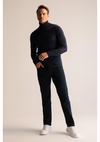 Slim Fit Balıkçı Yaka Triko Kazak R1124AZ22WN fiyatları