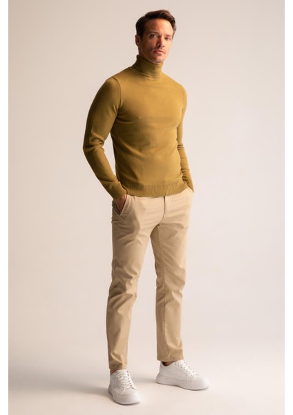 Slim Fit Balıkçı Yaka Triko Kazak R1124AZ22WN fiyatları