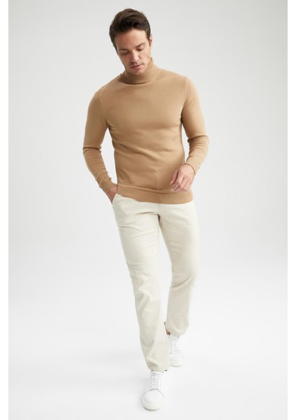 Slim Fit Balıkçı Yaka Triko Kazak R1124AZ22WN fiyatları
