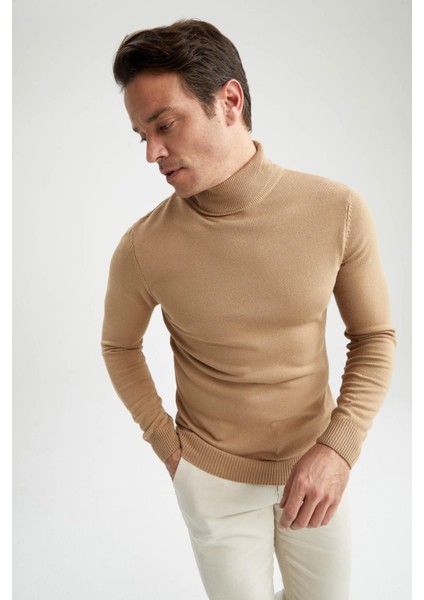 Slim Fit Balıkçı Yaka Triko Kazak R1124AZ22WN modelleri