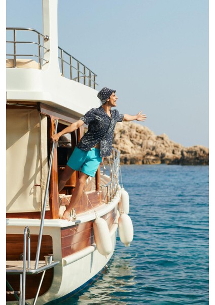 Kısa Basic Deniz Şortu N0131AZ22HS