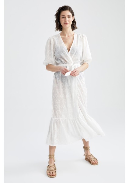 Fall in Love Regular Fit Plaj Kıyafeti W7060AZ22SM