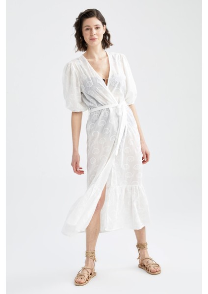 Fall in Love Regular Fit Plaj Kıyafeti W7060AZ22SM fiyatları