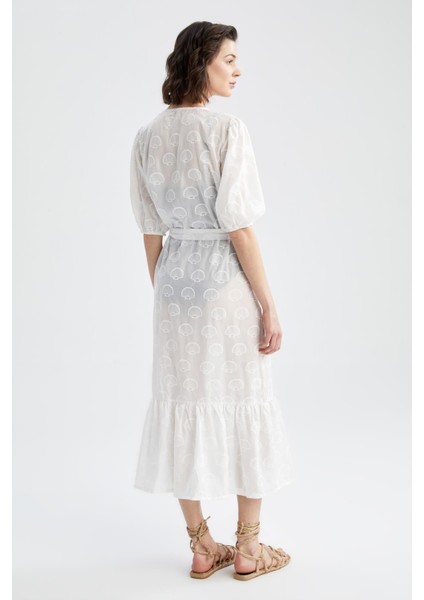 Fall in Love Regular Fit Plaj Kıyafeti W7060AZ22SM modelleri