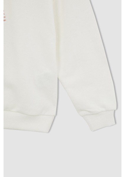 Kız Çocuk Bisiklet Yaka Sweatshirt W6678A622SP