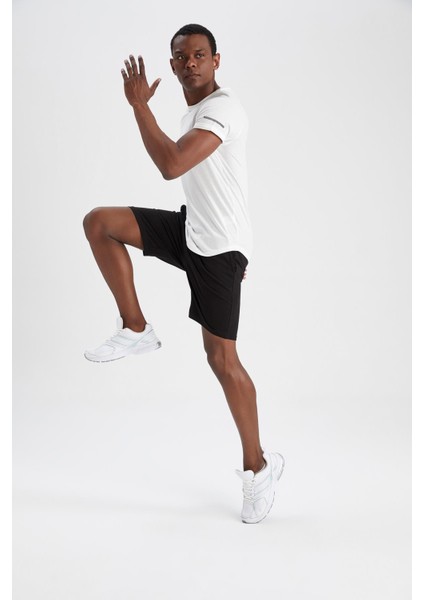 Fit Long Muscle Fit Bisiklet Yaka Kısa Kollu Tişört Y3194AZ22SM modelleri