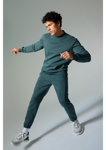 Fit Standart Fit Esnek Paça Jogger Eşofman Altı Y2283AZ23SP