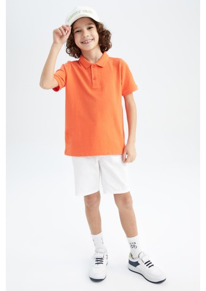 Erkek Çocuk Pike Kısa Kollu Basic Polo Tişört K1689A623SM fiyatları