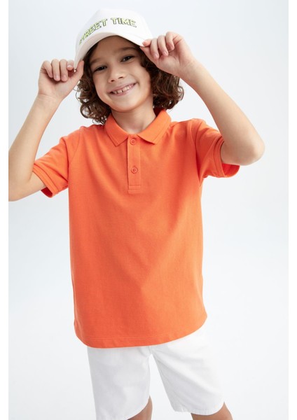 Erkek Çocuk Pike Kısa Kollu Basic Polo Tişört K1689A623SM indirimleri