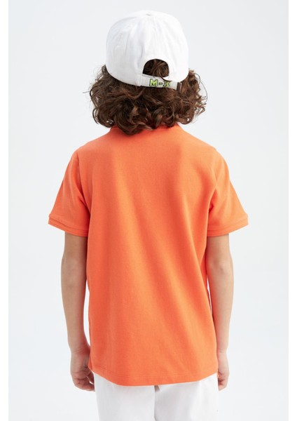 Erkek Çocuk Pike Kısa Kollu Basic Polo Tişört K1689A623SM