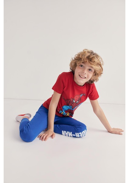 Erkek Çocuk Marvel Spiderman Kısa Kollu Pijama Takım Z6663A623SM modelleri