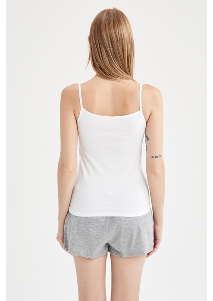 Fall in Love İp Askılı Klasik Slim Fit Pamuklu Atlet M6858AZ21AU fırsatları