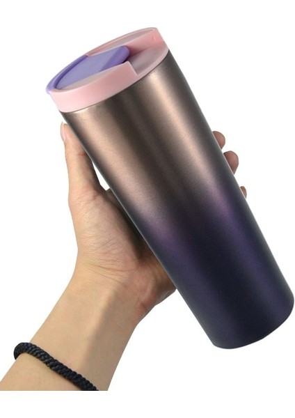 Komple 304 L Çelik Pembe 6 oz 473 ml Kahve Termos Mug cin227pm