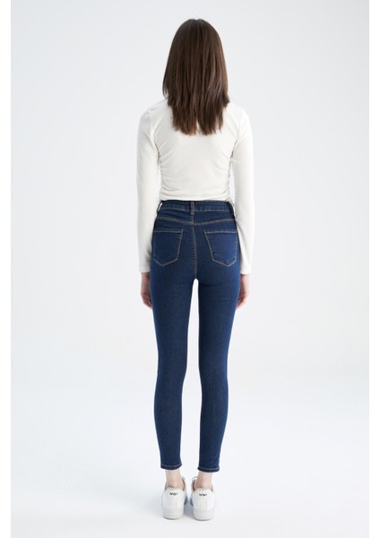 Super Skinny Jegging Fit Yüksek Bel Jean Pantolon Y7204AZ22AU fırsatları
