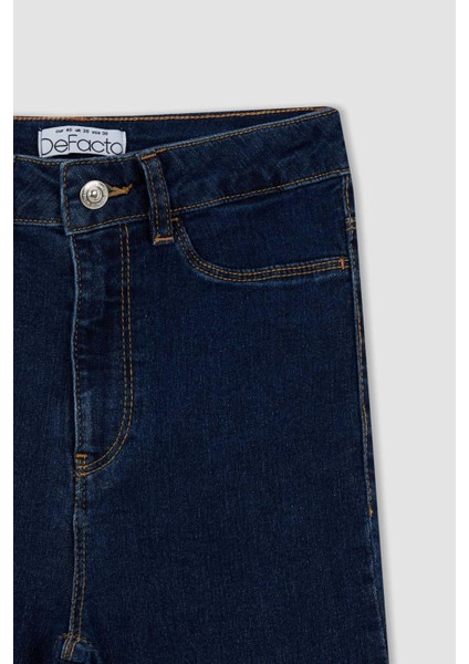 Super Skinny Jegging Fit Yüksek Bel Jean Pantolon Y7204AZ22AU