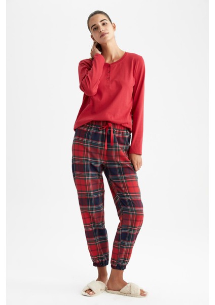 Fall In Love Regular Fit Flanel Pijama Altı X9052AZ22WN fiyatları