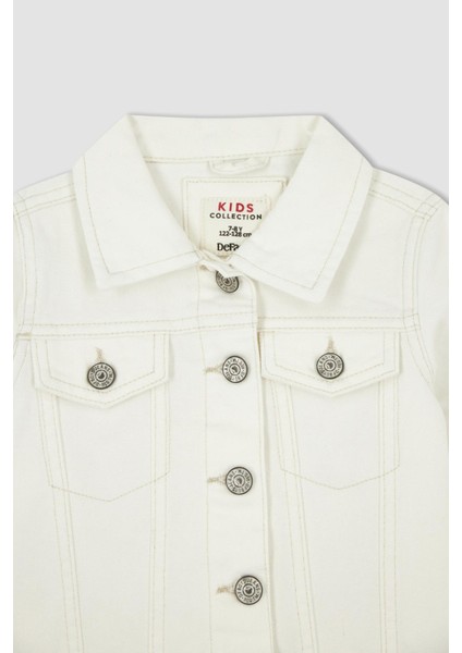 Kız Çocuk Regular Fit Jean Ceket W5921A622SP