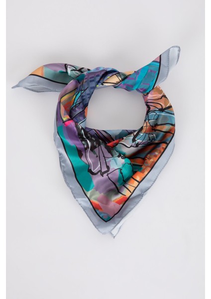 Kadın Desenli Bandana W9866AZ23SM