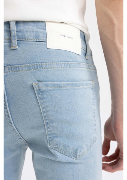 Super Skinny Fit Ekstra Dar Kalıp Normal Bel Ekstra Dar Paça Jean Pantolon S2395AZ23SP